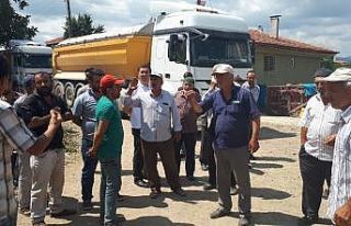 İki köy arasında asfalt krizi