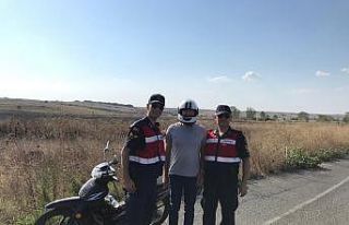 Jandarmadan motosiklet uygulaması