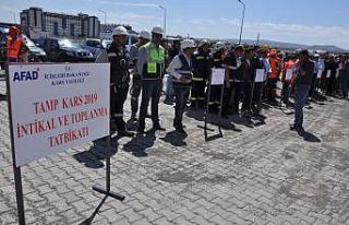 Kars’ta, TAMP İntikal ve Toplanma Tatbikatı gerçekleştirildi