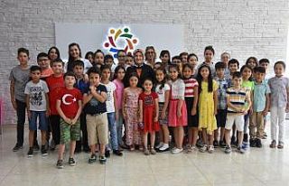 Kocasinanlı çocuklar yaz kurslarıyla eğlenirken...