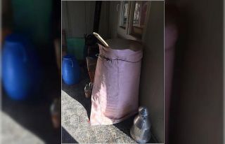Konya’da sahte içki imalatı yapılan eve baskın