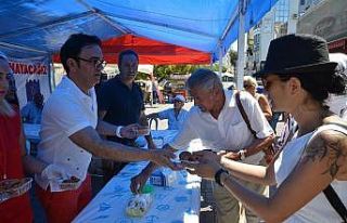 Kuşadası Belediyesi görev şehitlerini unutmadı