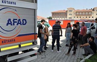Kütahya AFAD’dan stajyer öğrencilere uygulamalı...