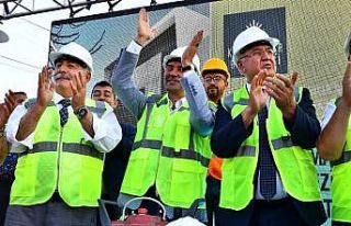 Limontepe’de coşkulu temel atma töreni