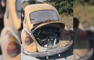 Malkara’da seyir halindeki aracın motoru alev aldı