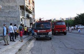 Odunluk yangınında faciadan dönüldü
