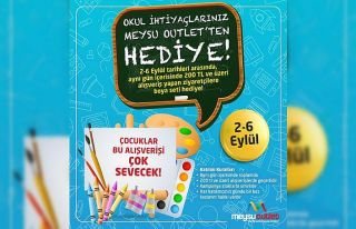 Okula Dönüş Hediyesi Meysu Outlet’te