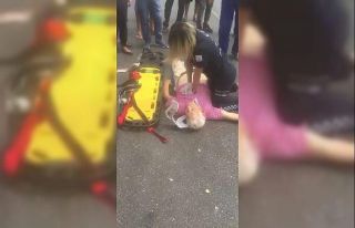 Otomobilin çarptığı adam öldü