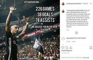 Quaresma’dan ayrılık açıklaması