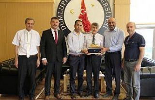 Rektör Uysal’a ziyaretler sürüyor