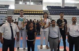 Salihlili karateciler 14 madalya kazandı