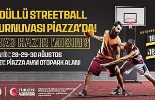 Şanlıurfa Piazza’da Streetball Turnuvası