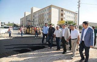 Şanlıurfa’da asfaltlama çalışmaları devam...