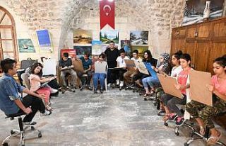 Şanlıurfa’da gençler yetenek sınavlarına hazırlanıyor