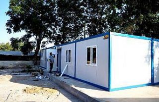 Sarıgöl’de ikili eğitime konteynerli çözüm