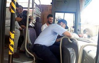 Şehir içi dolmuşlar denetleniyor