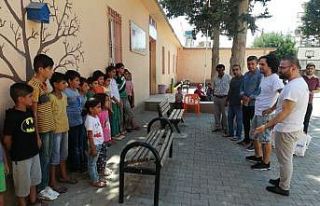 Sınırın masum çocuklarının mutlu günü