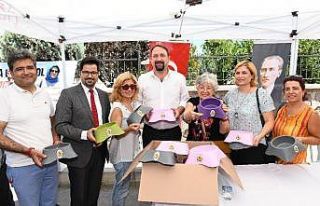 Sokak hayvanlarının su kapları Çiğli Belediyesinden