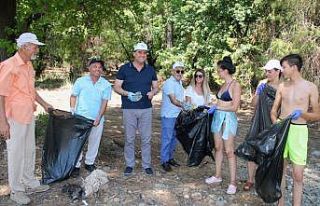 Tatil cennetinden 4,5 ton çöp çıktı
