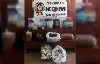 Tekirdağ’da kaçak tütün operasyonu
