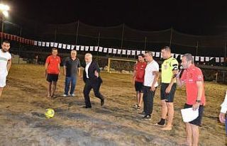 TFF Plaj Futbolu Ligi İskenderun etabı başladı