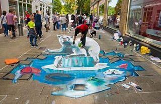 Türk 3D sokak sanatçısından uluslararası başarı