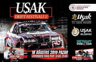Uşak Süpermoto Pisti’nde ’Drift Festivali’...