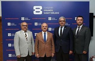 Vali Çakacak, Eskişehir Organize Sanayi Bölge Müdürlüğü’nü...