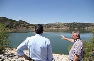 Vali Çiftçi ve Aşgın’dan Yenihayat Barajı’nda...