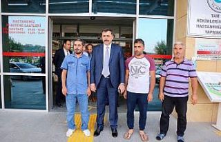 Vali Çiftçi’den maganda kurşunuyla yaralanan...