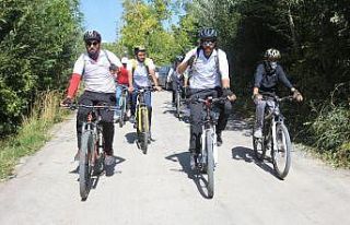 3 bin yıllık Şamran Kanalı’nda pedallar çevrildi