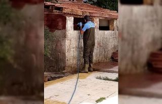 Adıyaman’da ilaçlama çalışmalarına devam ediyor