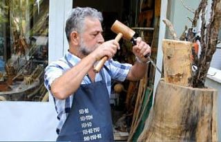 Ağaçları, sanat eserine dönüştürüyor