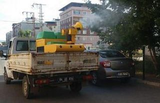 Ağrı Belediyesi ilaçlama çalışmaları