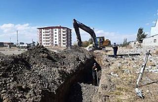 Ağrı’da alt yapı çalışmaları devam ediyor