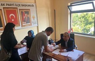 AK Parti Avanos ilçe başkanlığında temayül yoklaması...