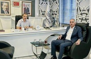 AK Parti Milletvekili Taş, Başkan Kılınç ile...