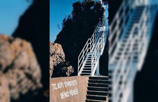 Akliman Deniz Feneri, yeni merdivenine kavuştu