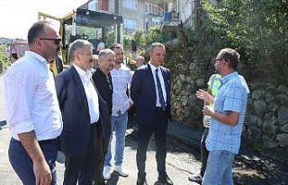 Alan, 10 yıldır asfalt ile tanışmayan vatandaşlarımızı...