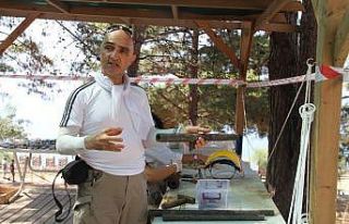 Alanya Kalesinde 16. yüzyıla ait Osmanlı tüfekleri...