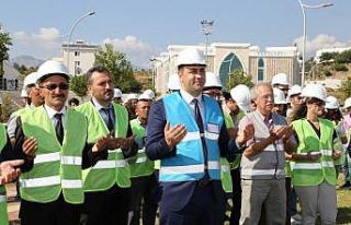 ALKÜ’de çarşı inşaatının temeli atıldı