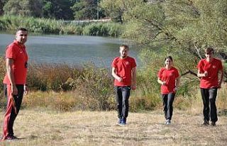 Atletizm milli takım sporcuları Simav’da kamp...