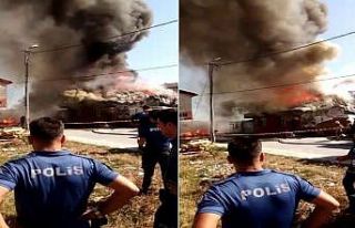 Avcılar Yeşilkent Mahallesi’nde bulunan iki gecekonduda...