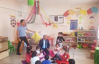 Başkan Ensari’den anaokuluna ziyaret