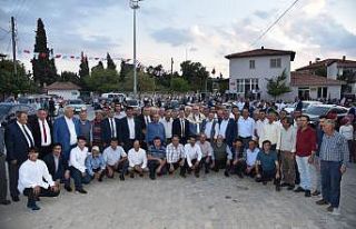 Başkan Ergün Akhisarlı muhtarlarla Göcek’te...