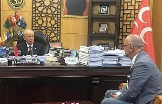 Başkan Ergün MHP Lideri Bahçeli’yi ziyaret etti