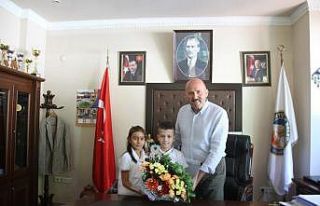 Başkan Ertürk’e İlköğretim Haftası ziyareti