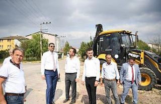 Başkan Kocaman asfalt çalışmalarını inceledi