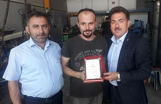 Başkan Ölçek’ten yılın ahisine ziyaret