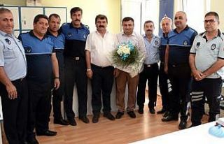 Başkan Sarı’dan Zabıta Teşkilatı’na ziyaret